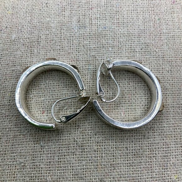 Lauran Conrad Silver Tone Hoops & Boho Dangling Bundle Earrings - Picture 7 of 9